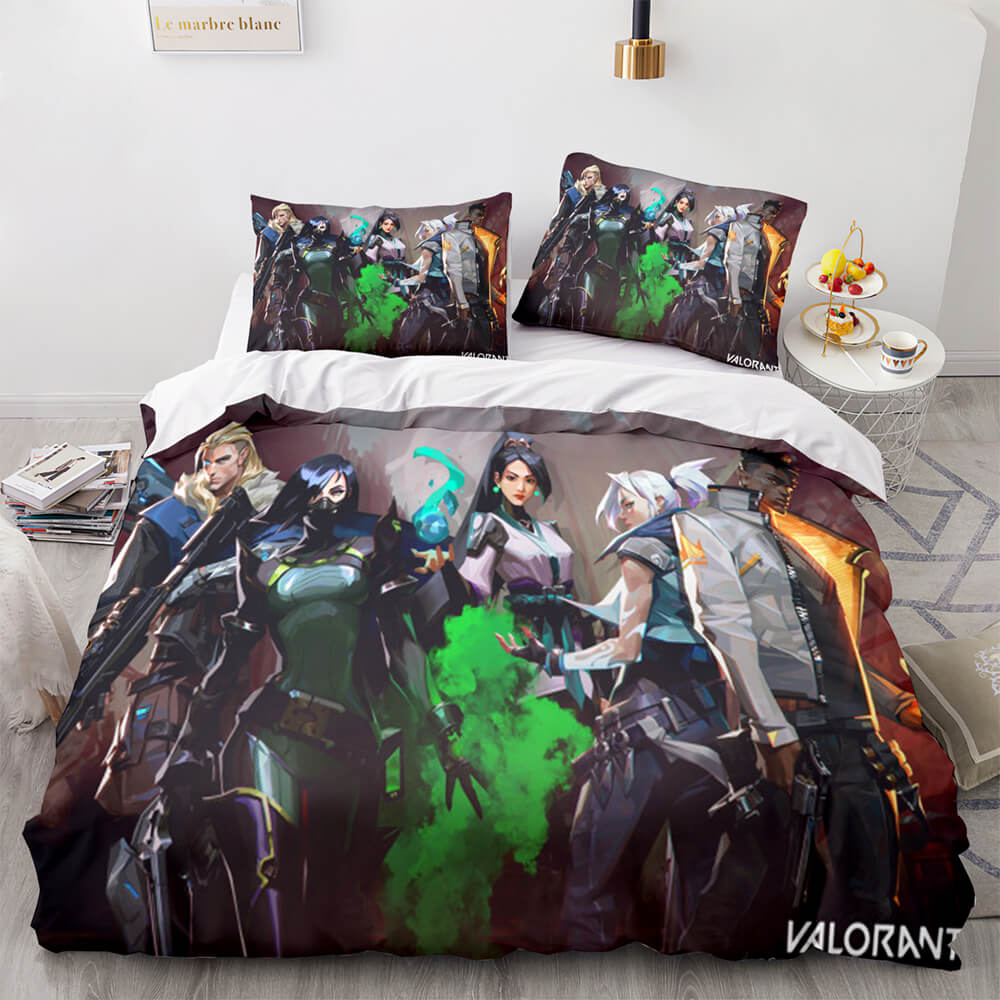 2024 NEW Game VALORANT Bedding Set Cosplay Quilt Cover Without Filler