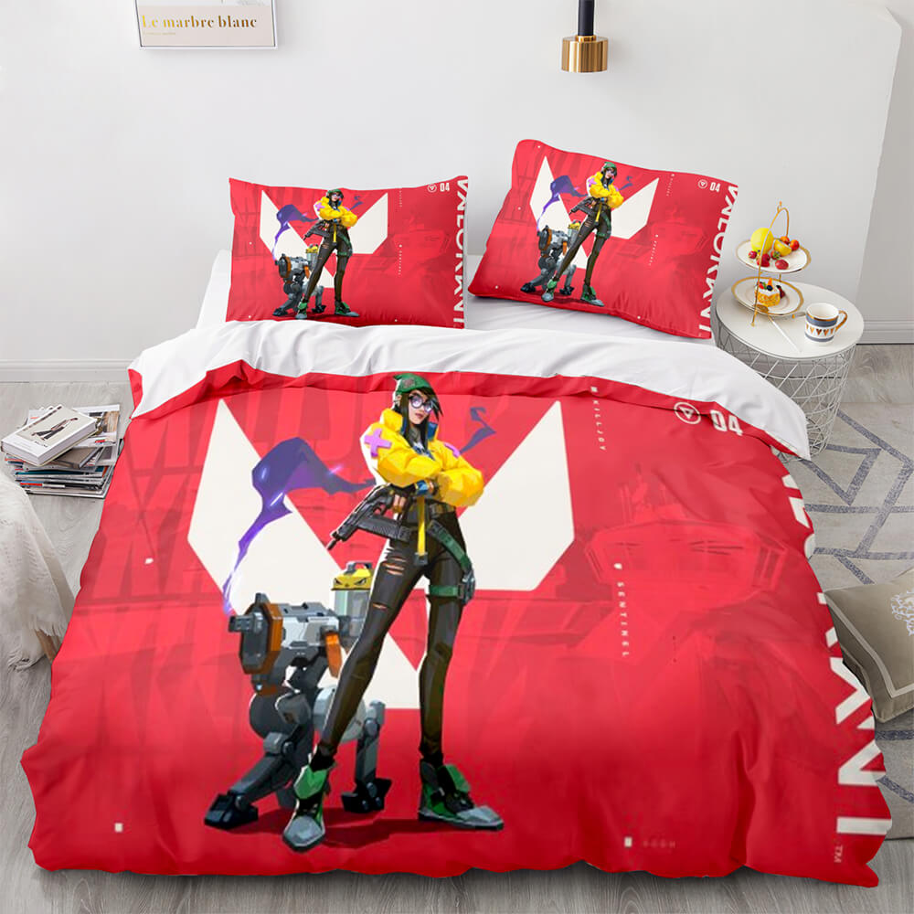 2024 NEW Game VALORANT Bedding Set Cosplay Quilt Cover Without Filler