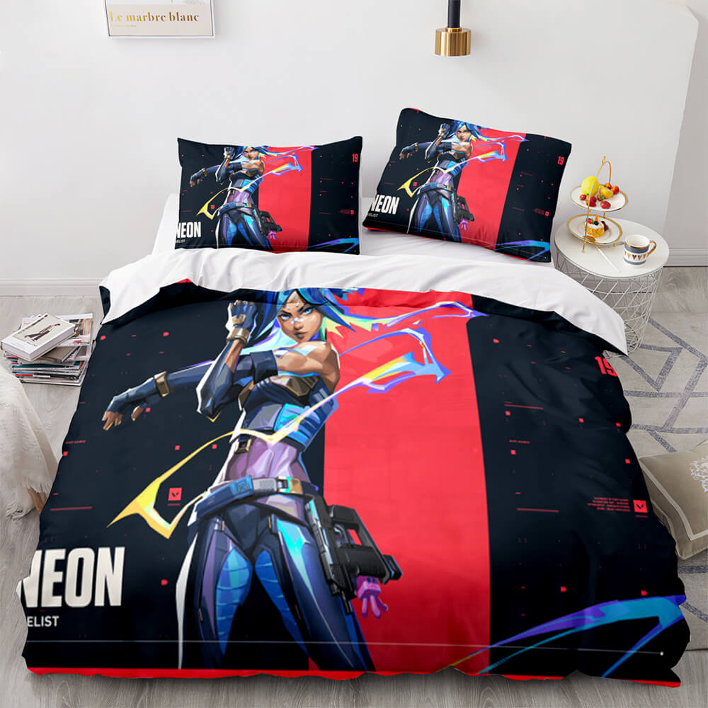 2024 NEW Game VALORANT Bedding Set Cosplay Quilt Cover Without Filler