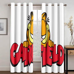 2024 NEW Garfield Curtains Blackout Window Treatments Drapes for Room Decoration