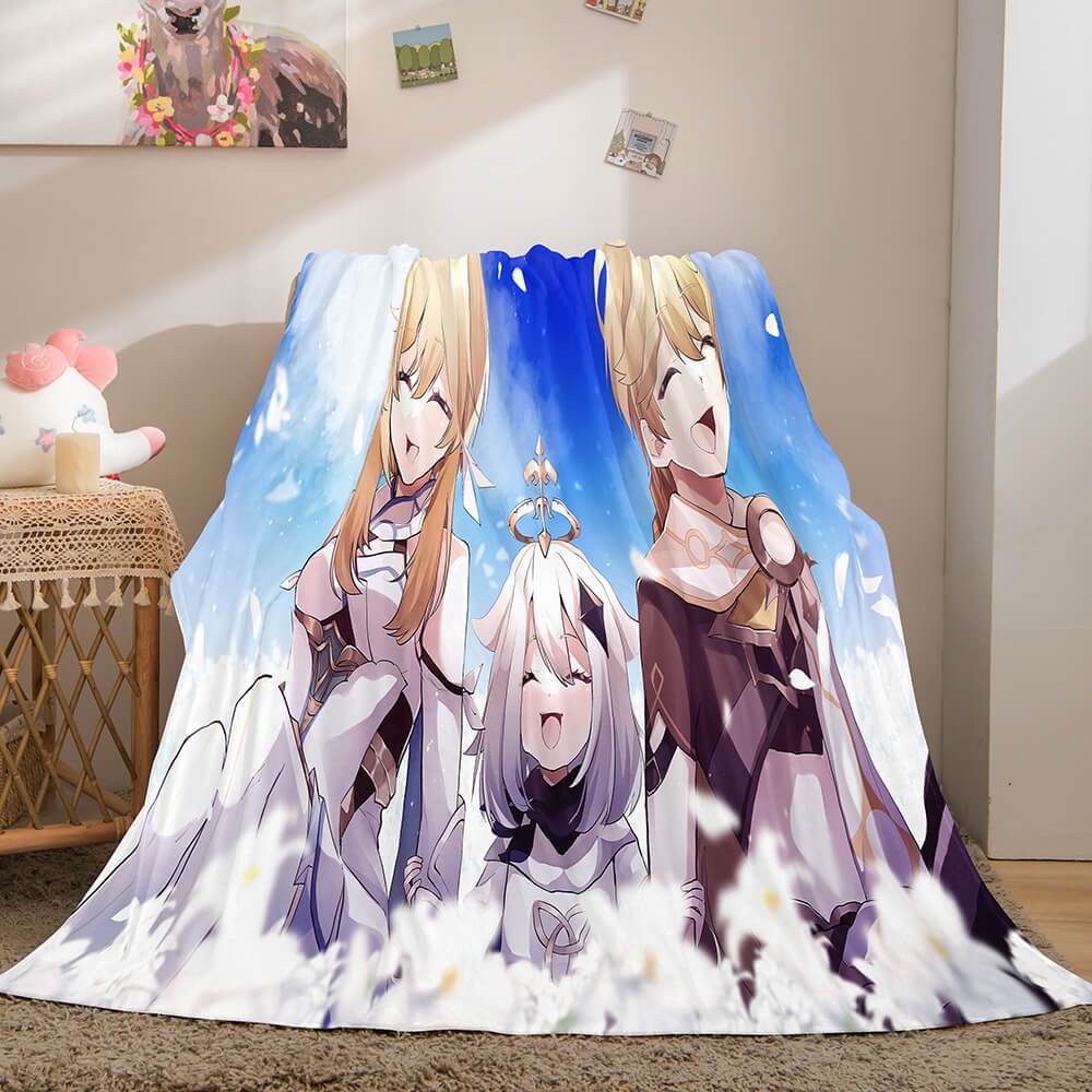 2025 NEW Genshin Impact Flannel Fleece Blanket