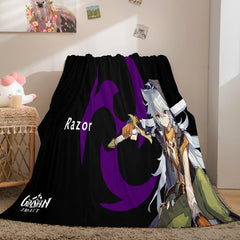 2025 NEW Genshin Impact Flannel Fleece Blanket