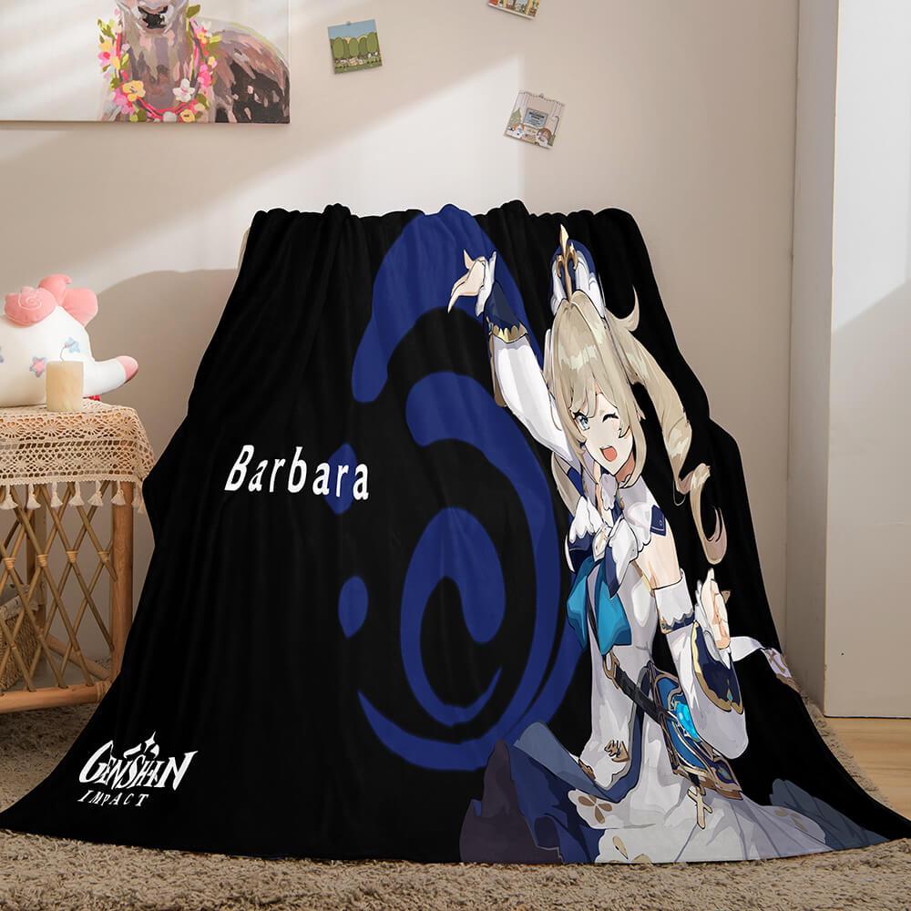 2025 NEW Genshin Impact Flannel Fleece Blanket