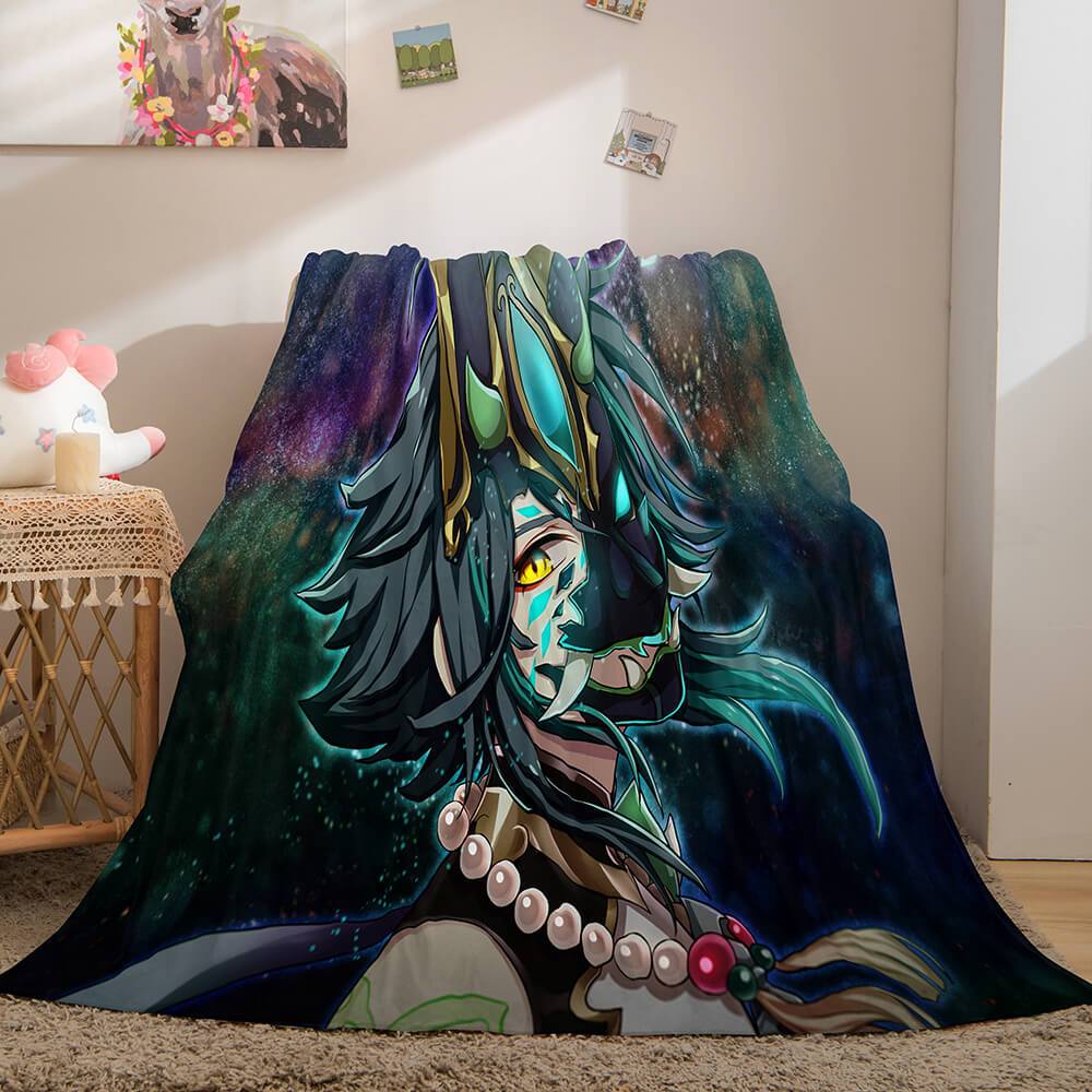 2025 NEW Genshin Impact Flannel Fleece Blanket