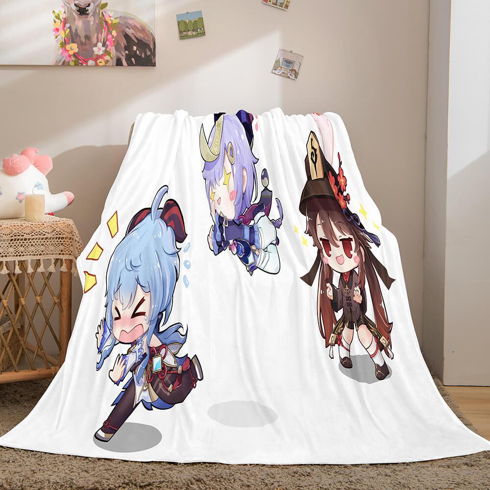 2025 NEW Genshin Impact Flannel Fleece Blanket