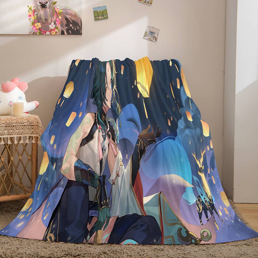 2025 NEW Genshin Impact Flannel Fleece Blanket