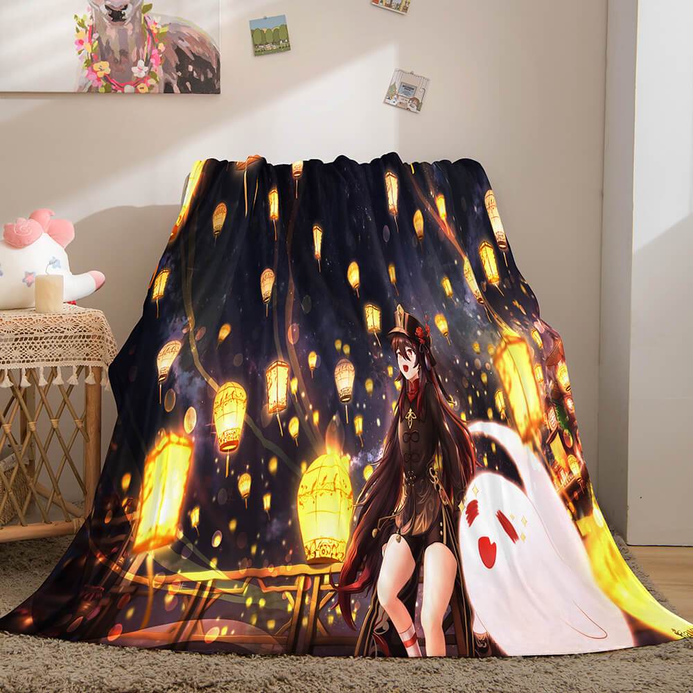 2025 NEW Genshin Impact Flannel Fleece Blanket