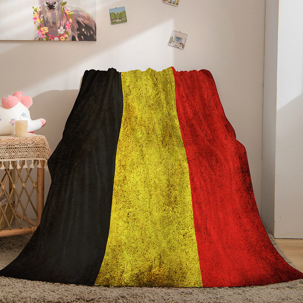 2024 NEW Famous Country National Flag Flannel Fleece Throw Blanket Bedding Sets