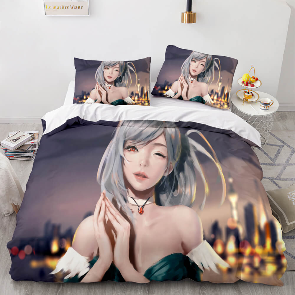 2025 NEW Ghost Knife Cosplay Bedding Sets Quilt Covers Without Filler