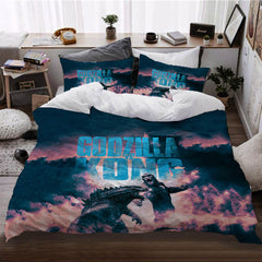 2025 NEW Godzilla vs Kong Pattern Bedding Set Quilt Cover Without Filler