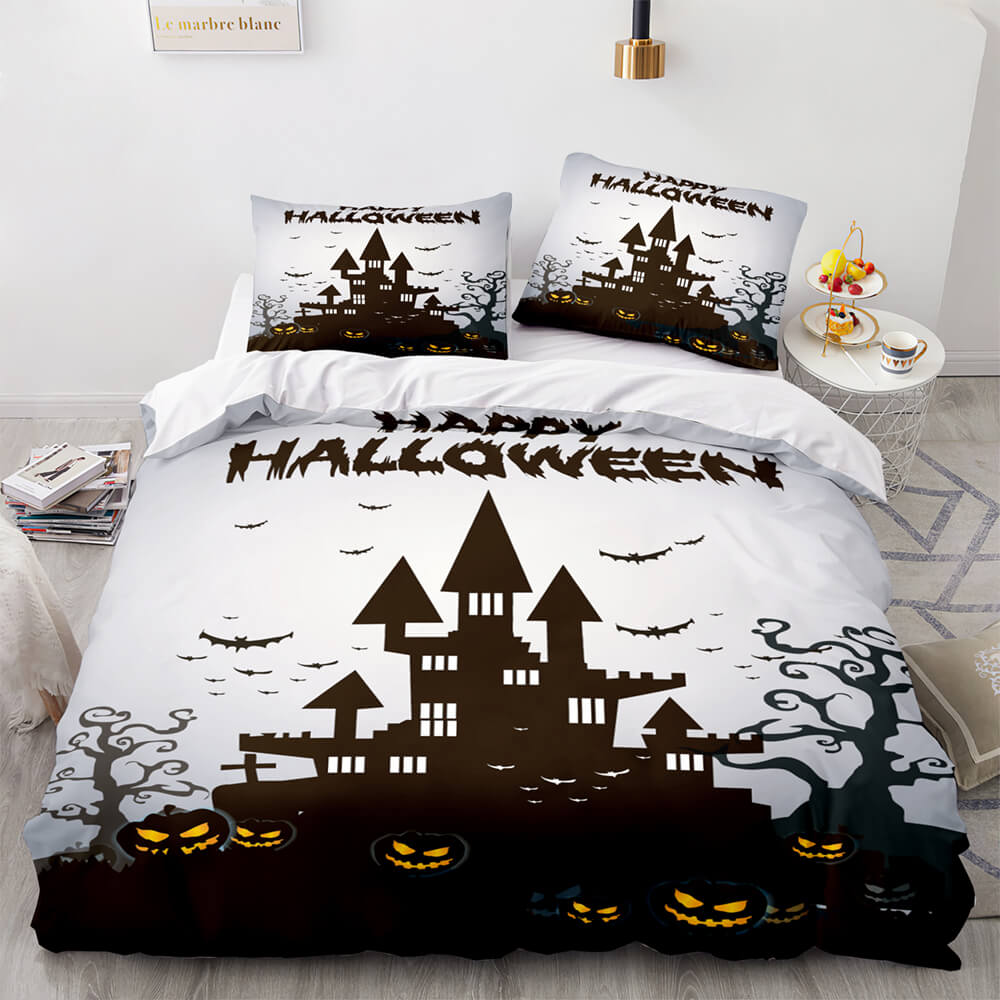 2024 NEW Halloween Decor Bedding Set Quilt Cover Room Decoration