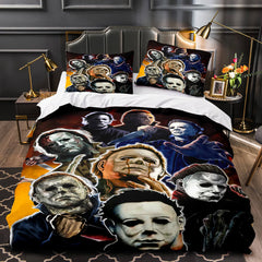 2024 NEW Halloween Horror Bedding Set Duvet Cover Without Filler