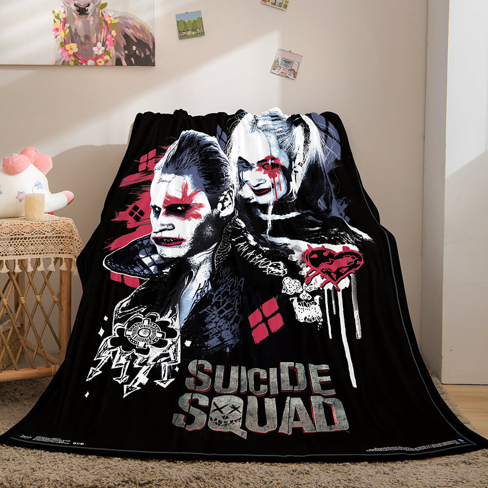 2024 NEW Halloween Horror Theme Flannel Fleece Throw Cosplay Blanket Sets