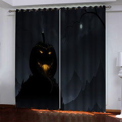 2024 NEW Halloween Pattern Curtains Blackout Window Drapes