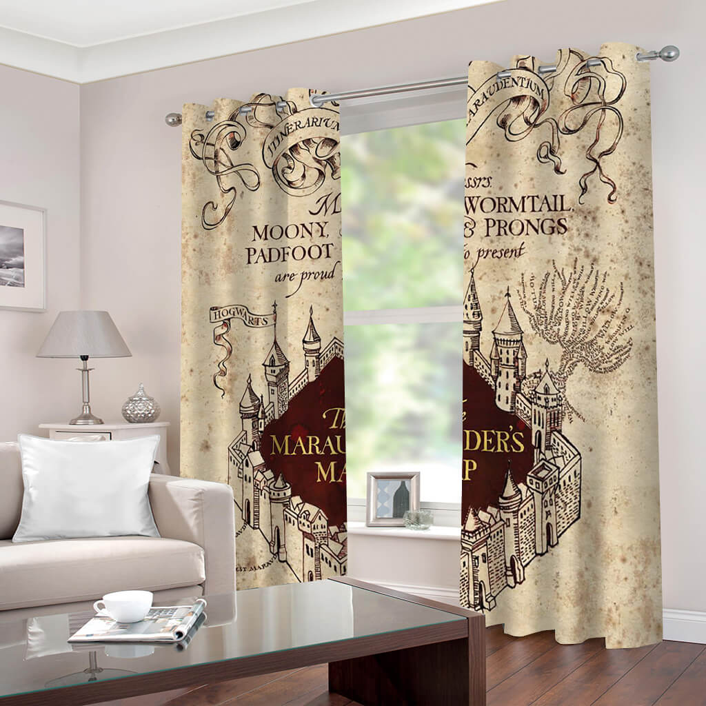 2024 NEW Harry Potter Curtains Blackout Window Drapes