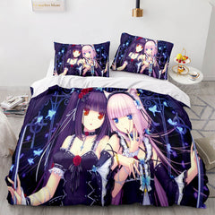 2024 NEW Anime Hatsune Miku Bedding Set Cosplay Quilt Cover Without Filler