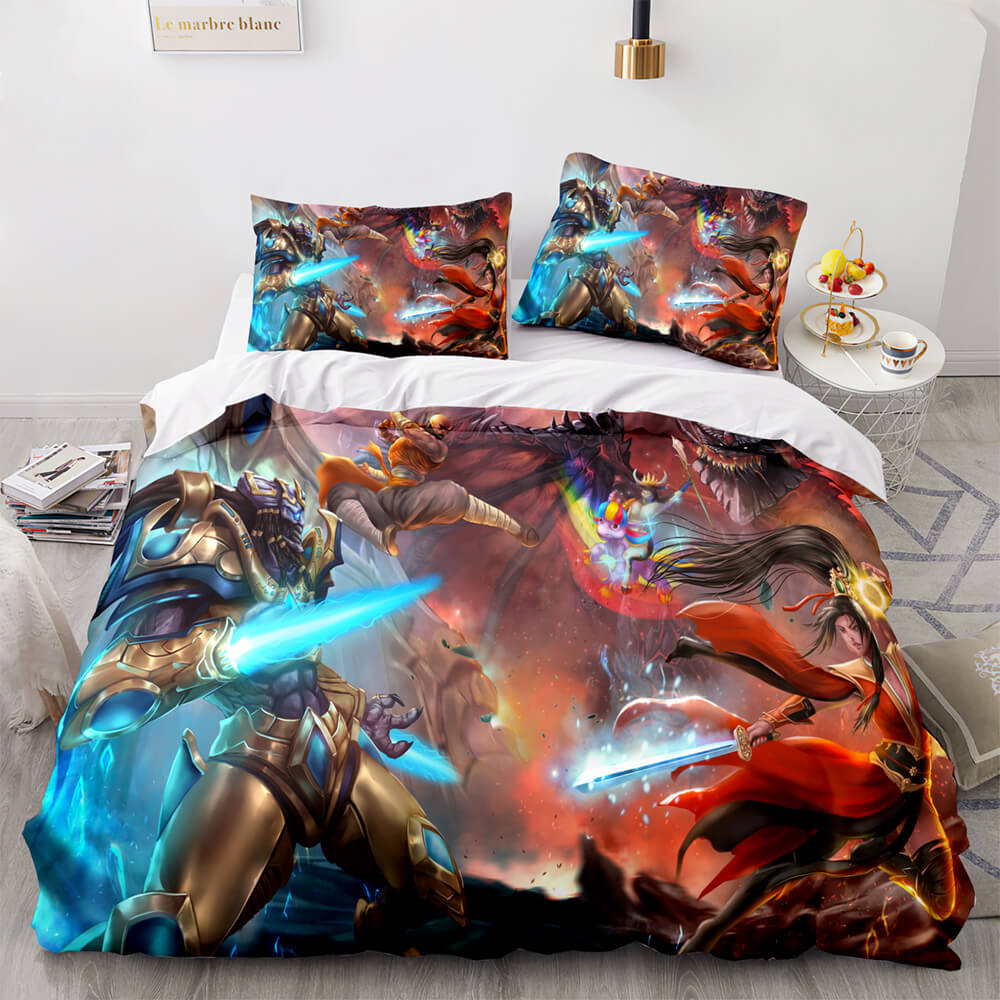 2025 NEW Hearthstone Heroes of Warcraft Cosplay Bedding Set Quilt Cover Without Filler