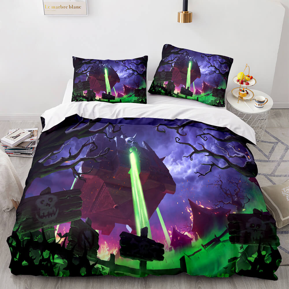 2025 NEW Hearthstone Heroes of Warcraft Cosplay Bedding Set Quilt Cover Without Filler