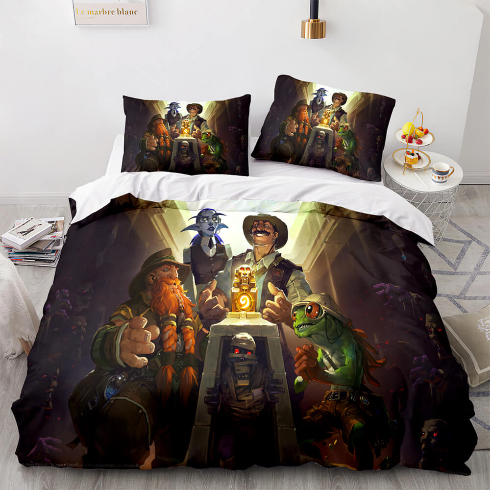 2025 NEW Hearthstone Heroes of Warcraft Cosplay Bedding Set Quilt Cover Without Filler