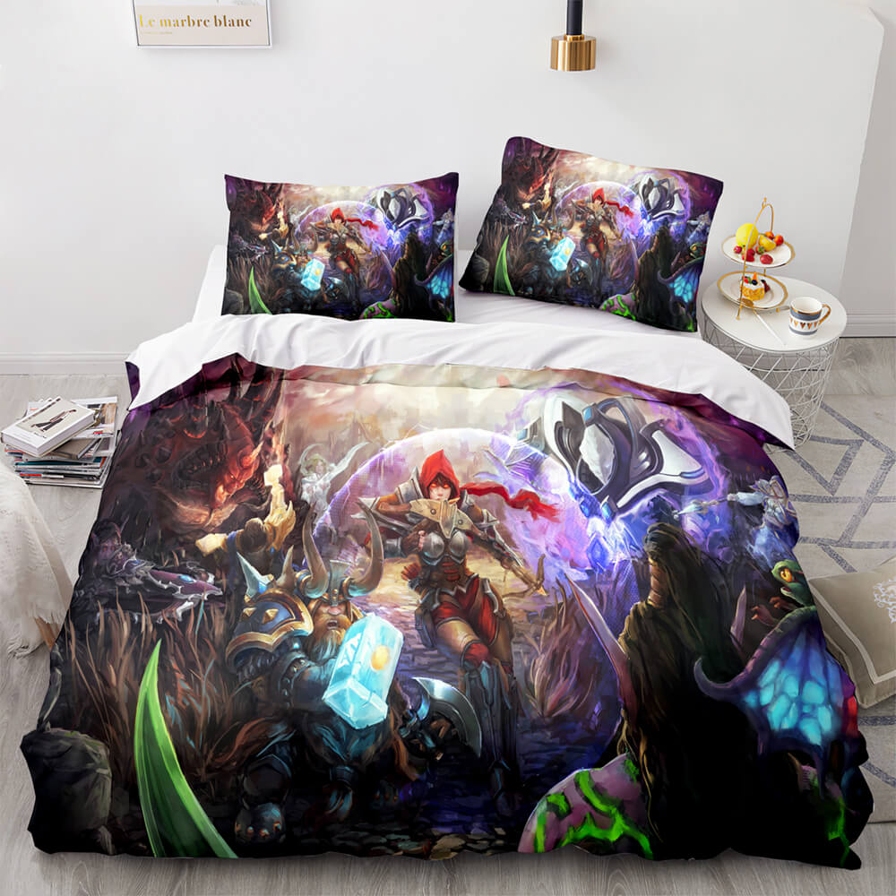2025 NEW Hearthstone Heroes of Warcraft Cosplay Bedding Set Quilt Cover Without Filler