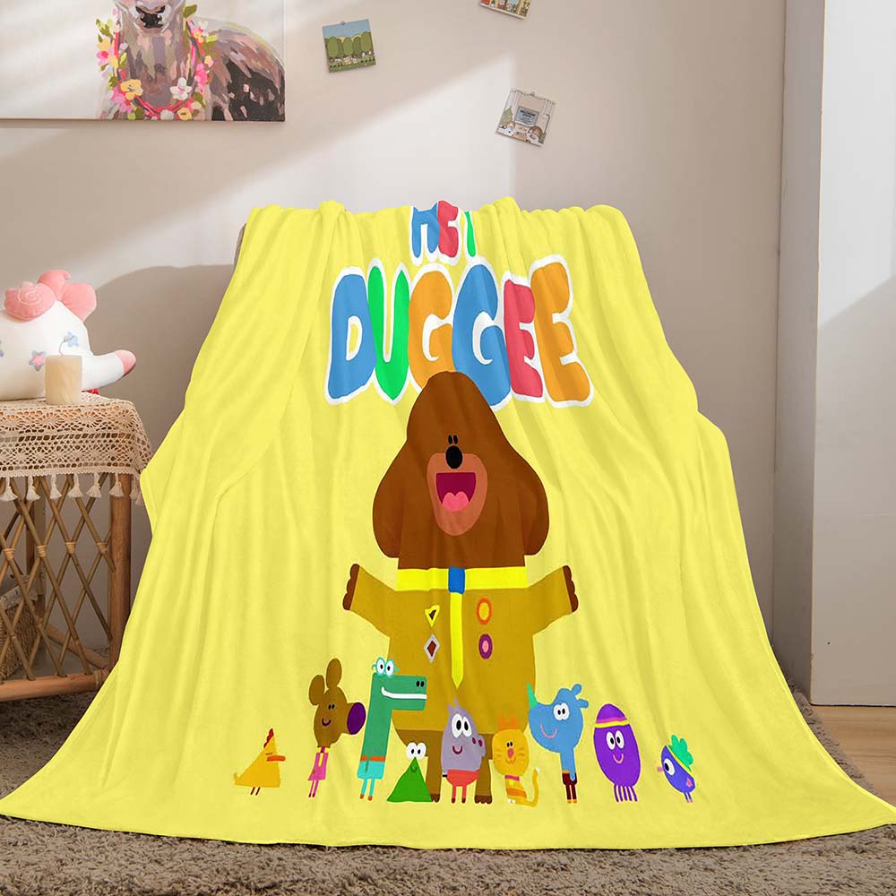 2024 NEW Hey Duggee Blanket Pattern Flannel Throw Room Decoration