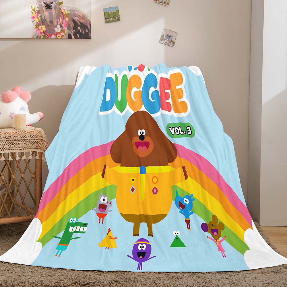 2024 NEW Hey Duggee Blanket Pattern Flannel Throw Room Decoration