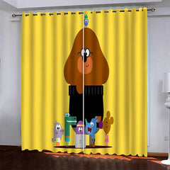 2024 NEW Hey Duggee Curtains Pattern Blackout Window Drapes