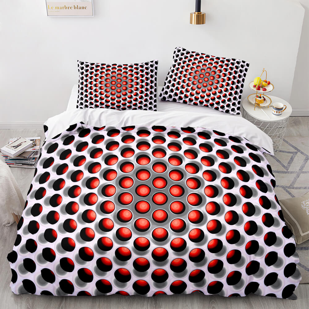 2024 NEW Honeycomb Pattern Bedding Sets Quilt Covers Without Filler