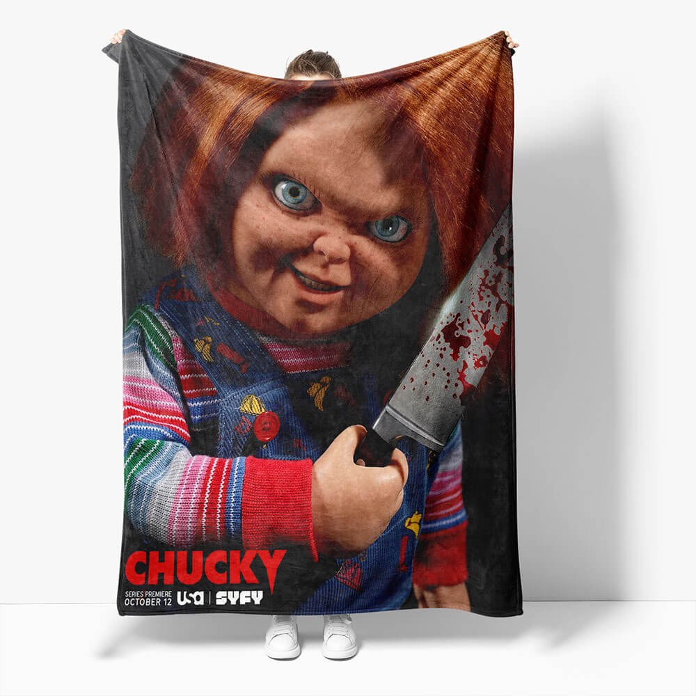 2024 NEW Horror Robe Flannel Blanket Fleece Throw Blanket Wrap Nap Bedding Sets