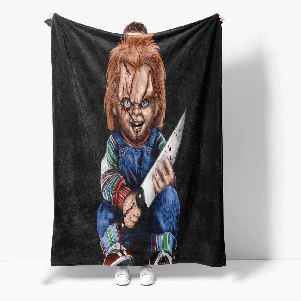 2024 NEW Horror Robe Flannel Blanket Fleece Throw Blanket Wrap Nap Bedding Sets