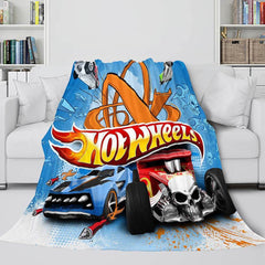 2024 NEW Hot Wheels Blanket Flannel Fleece Blanket Quilt Throw Cosplay Bedding