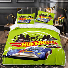 2024 NEW Hot Wheels Cosplay Bedding Set Quilt Cover Without Filler