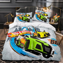 2024 NEW Hot Wheels Cosplay Bedding Set Quilt Cover Without Filler