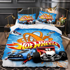 2024 NEW Hot Wheels Cosplay Bedding Set Quilt Cover Without Filler