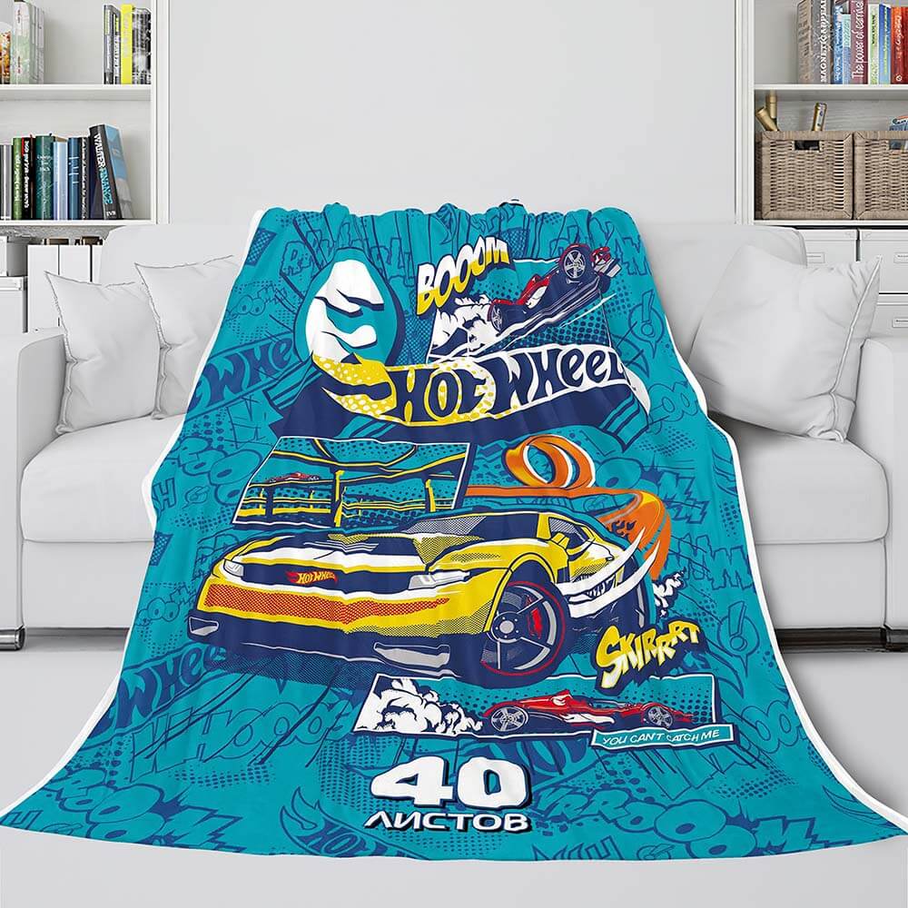 2024 NEW Hot Wheels Cosplay Blanket Flannel Fleece Blanket Quilt Throw Blanket