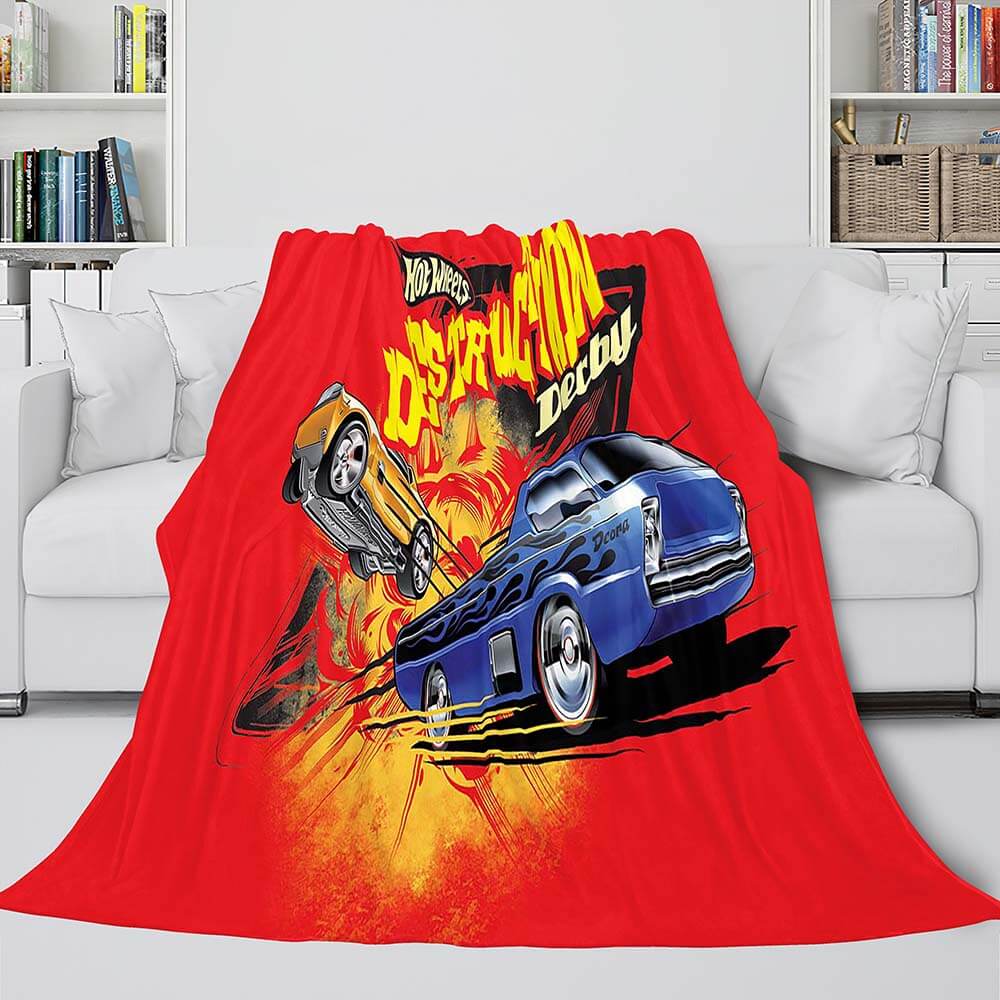 2024 NEW Hot Wheels Cosplay Blanket Flannel Fleece Blanket Quilt Throw Blanket