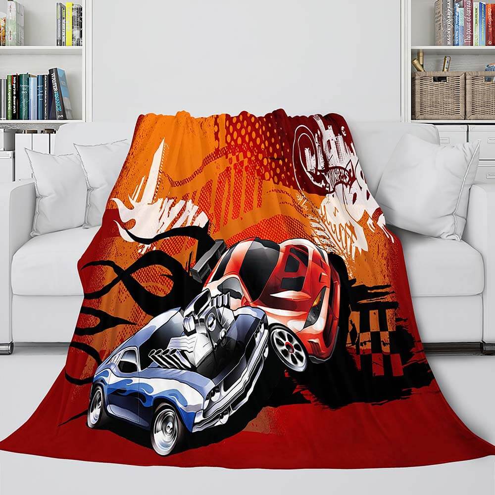 2024 NEW Hot Wheels Cosplay Blanket Flannel Fleece Blanket Quilt Throw Blanket