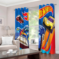 2024 NEW Hot Wheels Curtains Blackout Window Drapes