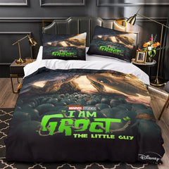 2026 NEW I Am Groot Bedding Sets Quilt Cover Without Filler