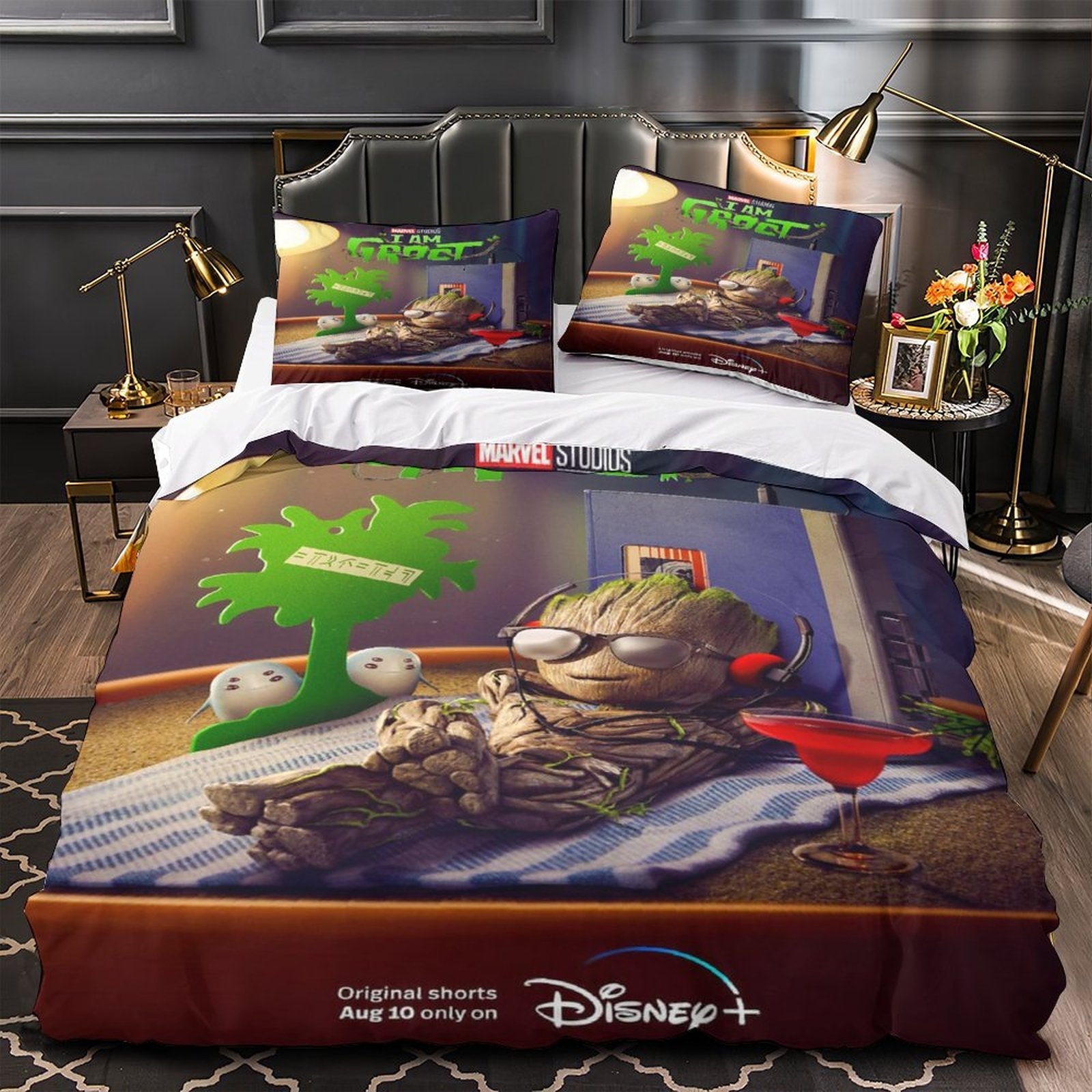 2026 NEW I Am Groot Bedding Sets Quilt Cover Without Filler