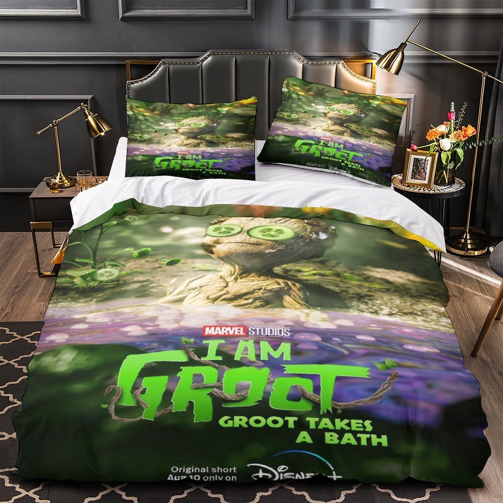 2026 NEW I Am Groot Bedding Sets Quilt Cover Without Filler