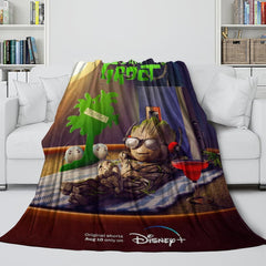 2025 NEW I Am Groot Blanket Flannel Throw Room Decoration