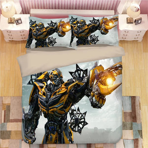 Transformers Bumblebee #4 Duvet Cover Quilt Cover Pillowcase Bedding Set Bed Linen Home Decor