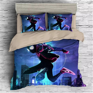 Spider-Man: Into the Spider-Verse Miles Morales #13 Duvet Cover Quilt Cover Pillowcase Bedding Set