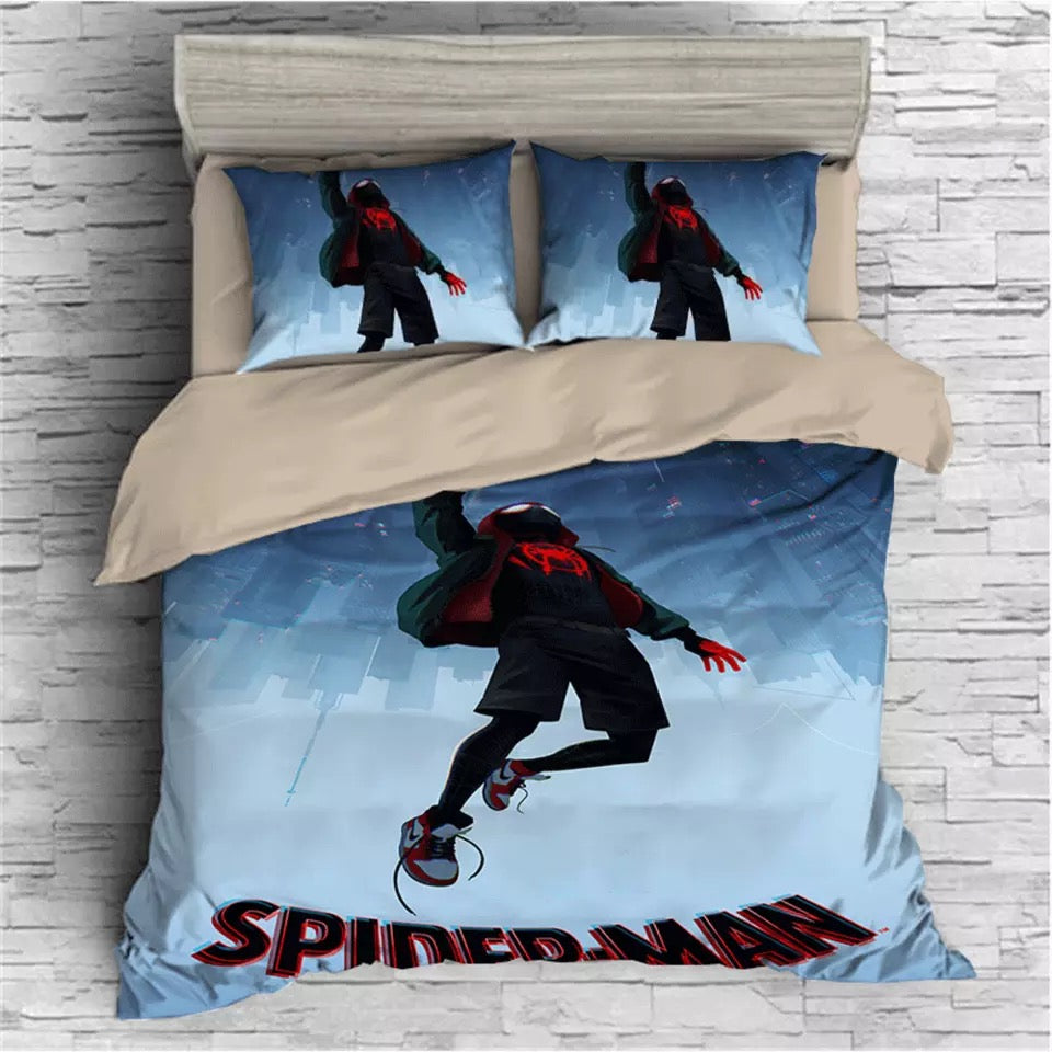 Spider-Man: Into the Spider-Verse Miles Morales #15 Duvet Cover Quilt Cover Pillowcase Bedding Set