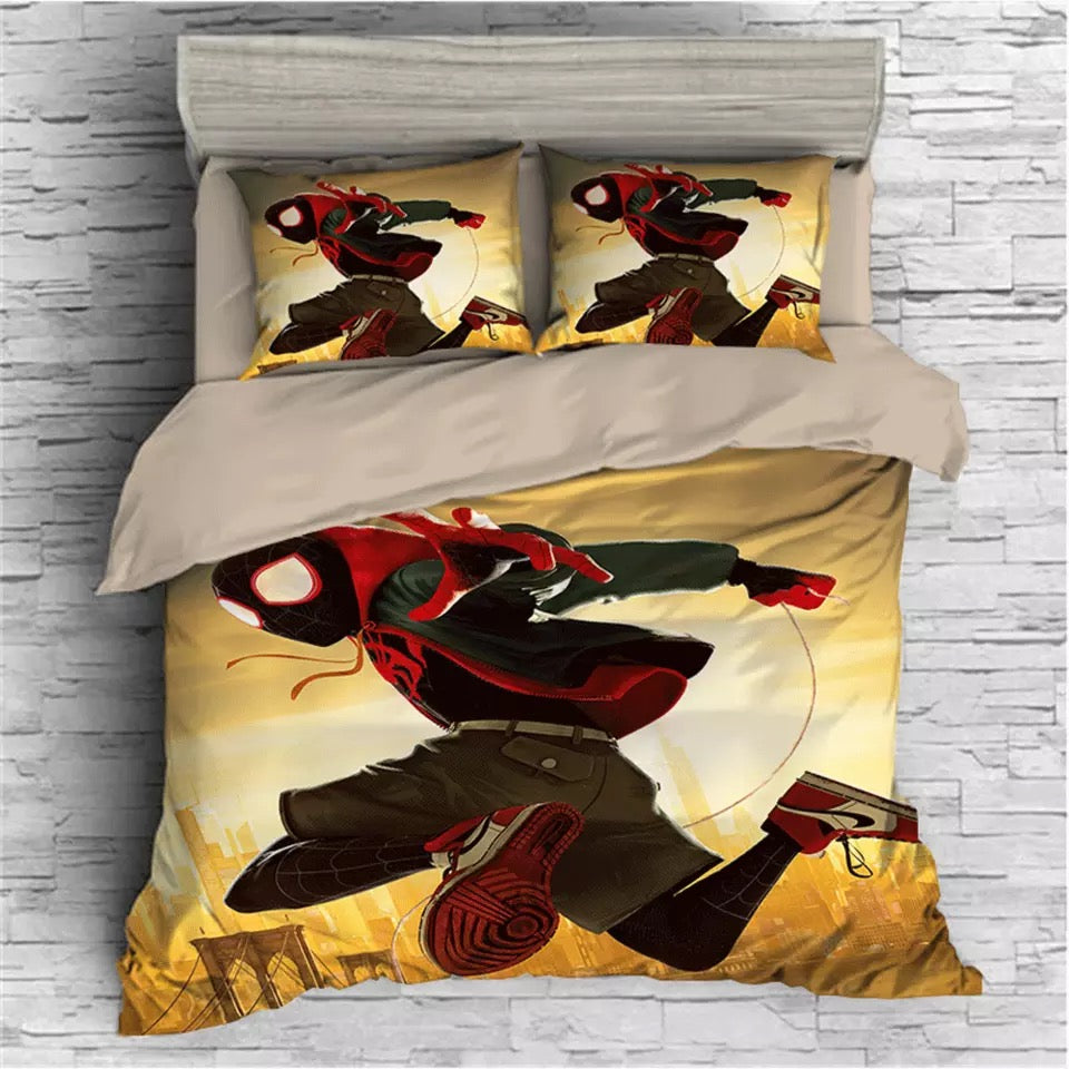 Spider-Man: Into the Spider-Verse Miles Morales #16 Duvet Cover Quilt Cover Pillowcase Bedding Set