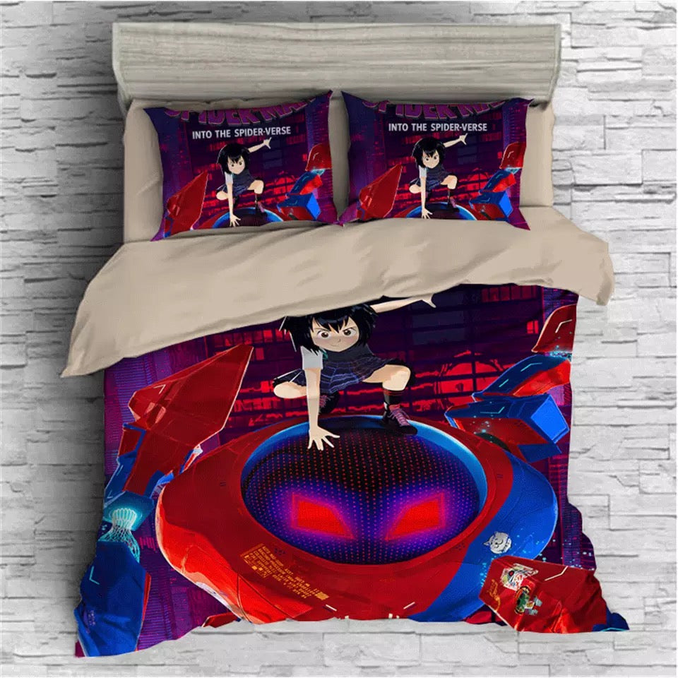 Spider-Man: Into the Spider-Verse Miles Morales #19 Duvet Cover Quilt Cover Pillowcase Bedding Set