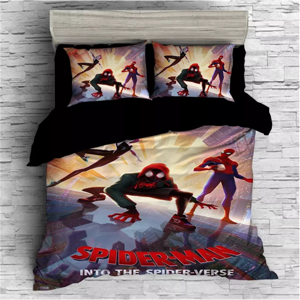 Spider-Man: Into the Spider-Verse Miles Morales #21 Duvet Cover Quilt Cover Pillowcase Bedding Set