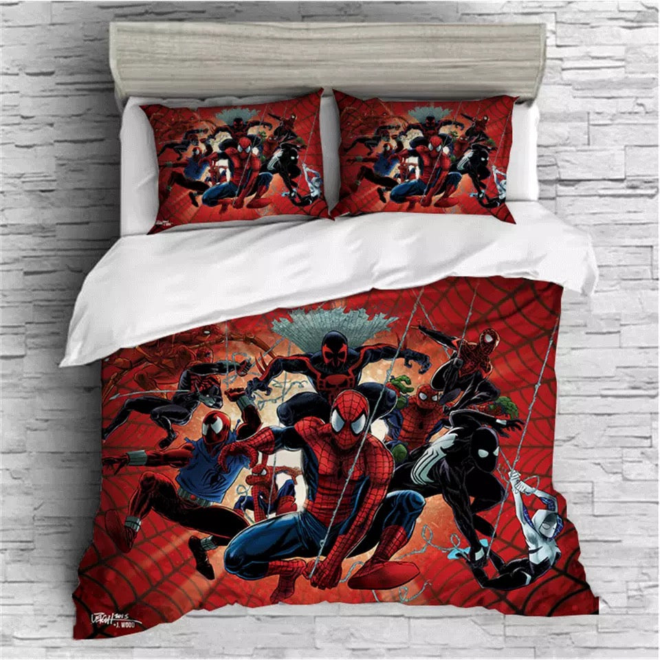 Spider-Man: Into the Spider-Verse Miles Morales #22 Duvet Cover Quilt Cover Pillowcase Bedding Set