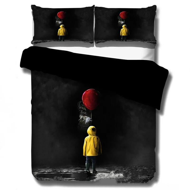 Pennywise Scary Clown  #1 Duvet Cover Quilt Cover Pillowcase Bedding Set Bed Linen